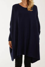 Ribbed Star Batwing Poncho (4 Colours)