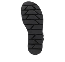 Rieker Evolution W1650-00 Lugano Black Leather Gladiator Sandals