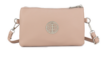 Plain Small Crossbody Bag With Tree Of Life Detail (11 Colours)