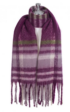 Park Lane SC927 Plaid Check Chunky Scarf With Tassel Detail (2 Colours)
