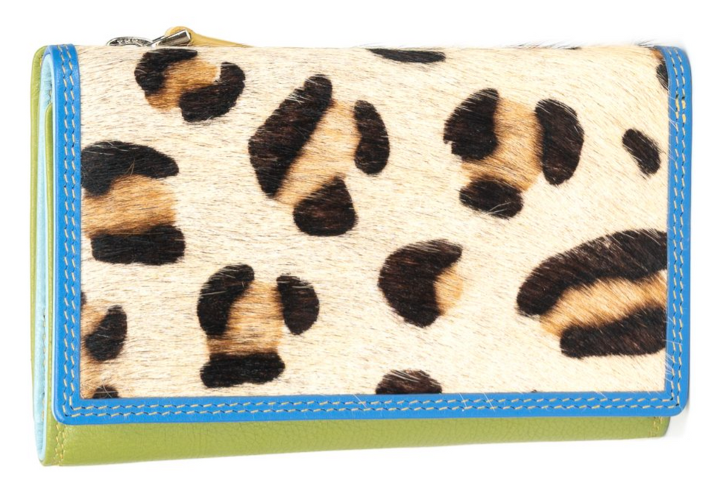 Animal print top coin purse