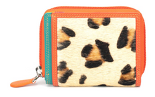 Animal Print Small Leather Zip Around Purse (2 Colours And Prints)