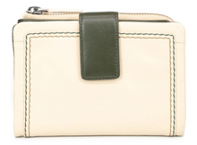 Two Tone Medium Leather Wallet Purse (2 Colours)