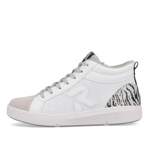Rieker Evolution 41908-80 Samira Leather White Combination High Top Trainers