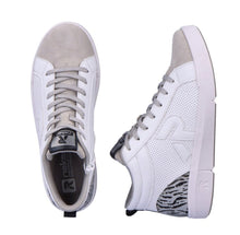 Rieker Evolution 41908-80 Samira Leather White Combination High Top Trainers