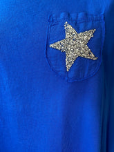 Callie Metallic Studded Star T-Shirt With Pocket (6 Colours)