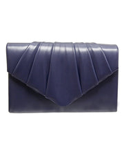 Pleated Front Plain Clutch Bag (6 Colours)