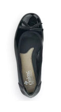 Rieker L8352-00 Black Patent Ballet Pump Shoe