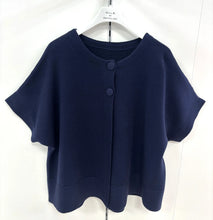 D.E.C.K By Decollage 11094 Plain Short Sleeved Knitted Button Cardigan (3 Colours)