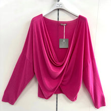 D.E.C.K By Decollage 12366 Plain Fine Knit Crossover Top (6 Colours)