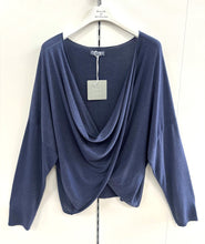 D.E.C.K By Decollage 12366 Plain Fine Knit Crossover Top (6 Colours)