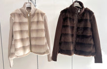 D.E.C.K By Decollage 1851 Faux Fur Knit Jacket (2 Colours)