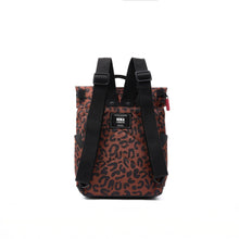 Roka Canfield Small Scarlet Leopard Roll Top Style Backpack