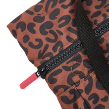 Roka Canfield Small Scarlet Leopard Roll Top Style Backpack