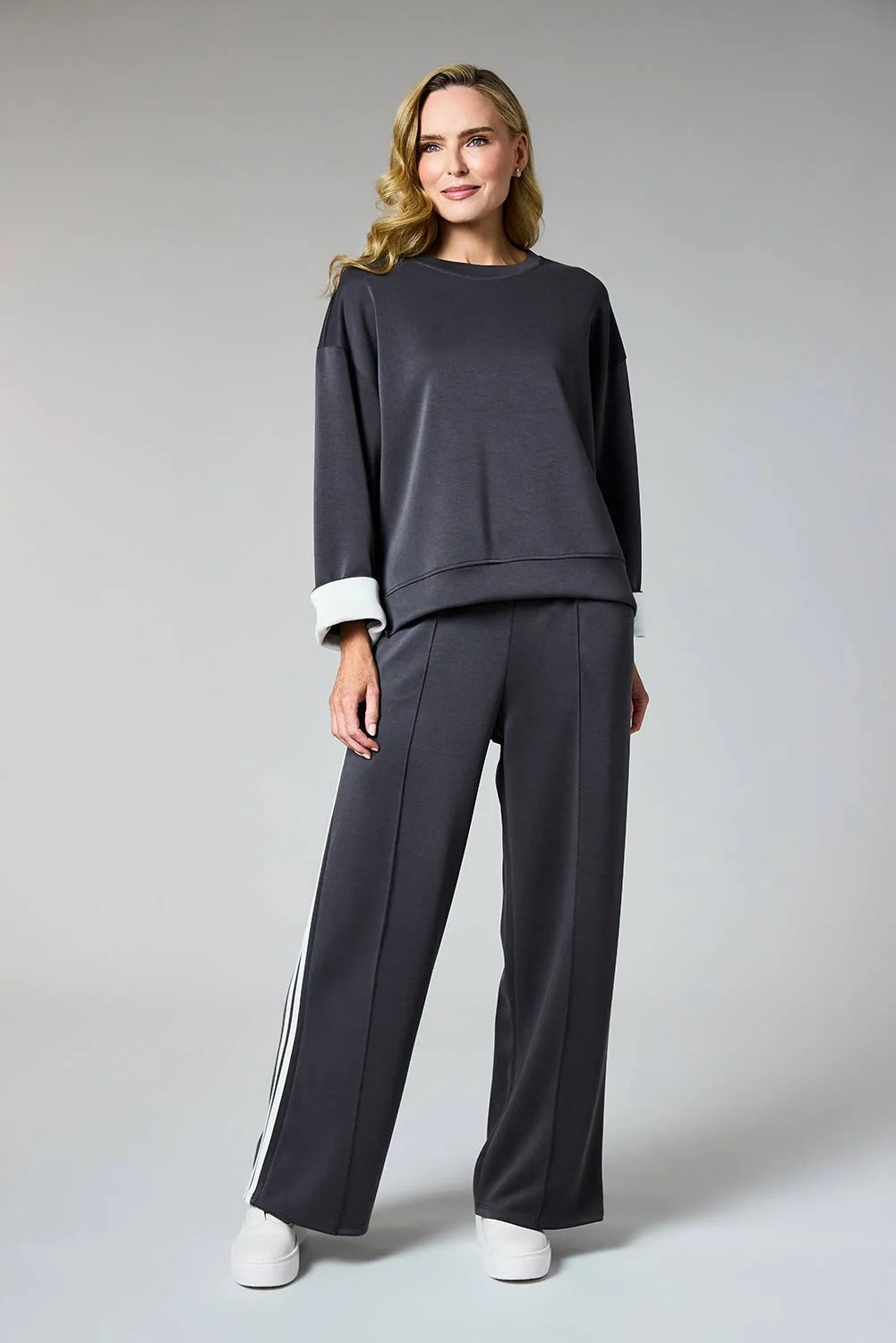 D.E.C.K By Decollage N20162 Triple Soft Leisure Wear Wide Leg Trousers (3 Colours)