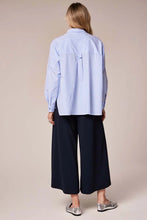 D.E.C.K By Decollage 20937 Blue And White Cotton Shirt