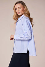 D.E.C.K By Decollage 20937 Blue And White Cotton Shirt