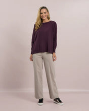 D.E.C.K By Decollage 2435 Punto Milano Plain Wide Leg Trousers (5 Colours)