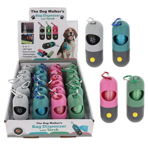 Poo Bag Dispenser With Torch (4 Colours) – Missy Online: Shoes