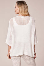 D.E.C.K By Decollage 4350 Plain Open Knit V-Neck Jumper (4 Colours)