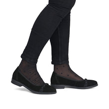 Rieker 46257-00 Black Suede Leather Ballet Pump with jet Crystal Platt Front Detail