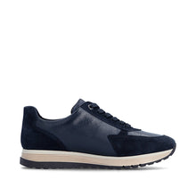Rieker 49010-14 Navy Combination Leather Trainers