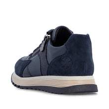 Rieker 49010-14 Navy Combination Leather Trainers