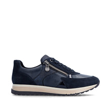 Rieker 49010-14 Navy Combination Leather Trainers