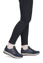 Rieker 49010-14 Navy Combination Leather Trainers