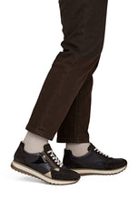 Rieker 49010-26 Chocolate Brown Combination Leather Trainers
