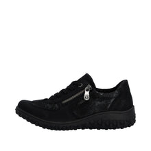 Rieker 59501-00 Nabukino Black Scuba Trainers