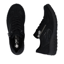Rieker 59501-00 Nabukino Black Scuba Trainers