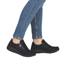 Rieker 59501-00 Nabukino Black Scuba Trainers