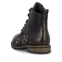 Rieker 74842-00 Black Multi Lace-up Tex Ankle Boots