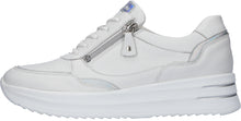 Waldlaufer Arianna 77500 311 663 White And Silver Leather Trainers