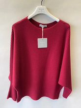 D.E.C.K By Decollage New 7725 Plain Slash Neck Ribbed Jumper (5 Colours)