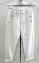 D.E.C.K By Decollage 814136 Plain Drawstring Waist Stretchy Joggers With Zip Pockets (8 Colours)