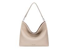 David Jones CM8222 Plain Slouch Shoulder Bag With Keyring Scarf Detail (4 Colours)