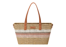 David Jones CM8368 Multicoloured Combination Rattan Shoulder Handbag (3 Colours)