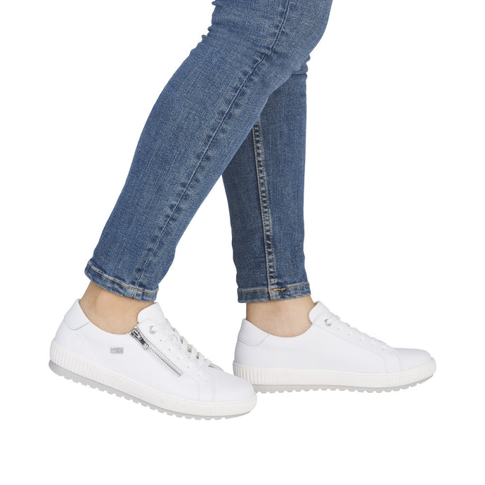 Remonte D0700-80 Macao White Leather Tex Trainers