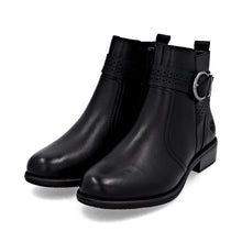Remonte D0F81-00 Odeon Black Leather Ankle Boots