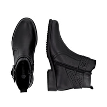 Remonte D0F81-00 Odeon Black Leather Ankle Boots