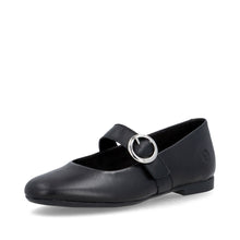Remonte D0K14-00 Black Leather Mary Jane Style Shoes