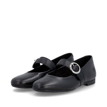 Remonte D0K14-00 Black Leather Mary Jane Style Shoes