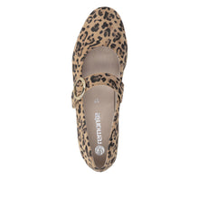 Remonte D0K14-90 Leather Leopard Print Mary Jane Shoes