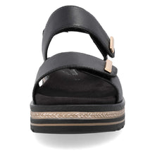 Remonte D0Q59-00 Black Leather Sandals