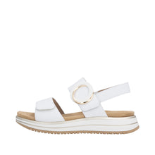 Remonte D1J63-80 Manila White Leather Sandals