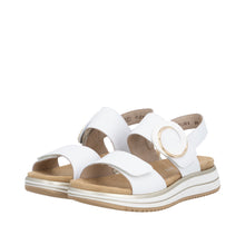 Remonte D1J63-80 Manila White Leather Sandals