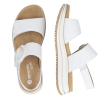 Remonte D1J63-80 Manila White Leather Sandals