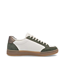 Remonte D2C04-60 Rock Cream And Green Combination Tex Trainers